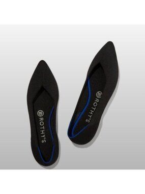 Rothys The Point Slip On Pointed Toe Flats Shoes 6